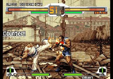 SvC Chaos - SNK vs Capcom (MVS) screen shot game playing